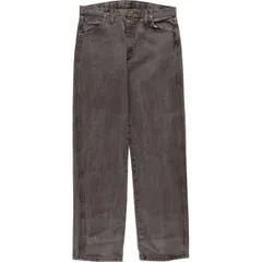 古着 ラングラー Wrangler ブラックデニム ストレートデニムパンツ メンズw32相当/eaa419928