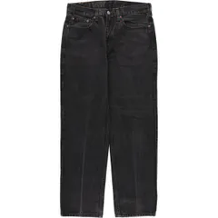 古着 リーバイス Levi's 550 ブラックデニム テーパードデニムパンツ メンズw33相当/eaa482994