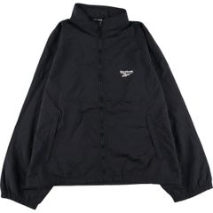 Reebok ナイロンジャケット ブラック Lサイズ - メルカリ