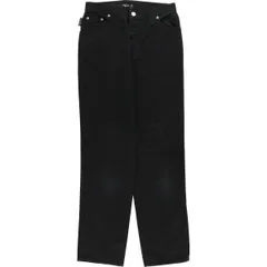 古着 アニエスベー agnes b. ブラックデニム テーパードデニムパンツ フランス製 レディースL(w28)相当/eaa482115のサムネイル