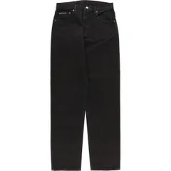 古着 カルバンクライン Calvin klein JEANS ブラックデニム テーパードデニムパンツ レディースL(w29)相当/eaa483094
