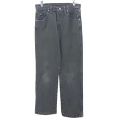 古着 ラングラー Wrangler REGULAR FIT ブラックデニム ストレートデニムパンツ メンズw31相当/eaa482679