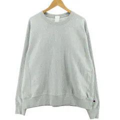 古着 チャンピオン Champion REVERSE WEAVE リバースウィーブ 目無し 無地 ブランクスウェットシャツ トレーナー メンズXL相当/eaa418743