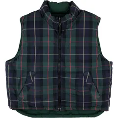 Eddie Bauer エディーバウアー リバーシブル グースダウンベスト 90s EddieBauer エディーバウアー グースダウンベスト ネイビー L