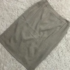 UNTITLED タイトスカート ベージュ 44 シンプル オフィス キレイめ