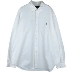 古着 ラルフローレン Ralph Lauren CLASSIC FIT クラシックフィット 長袖 ボタンダウンシャツ メンズXL相当/eaa458862