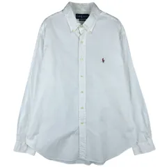 古着 ラルフローレン Ralph Lauren CLASSIC FIT クラシックフィット 長袖 ボタンダウンシャツ メンズXL相当/eaa610567