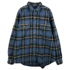 古着 フィールドアンドストリーム FIELD&STREAM 長袖 ヘビーネルチェックシャツ メンズXL相当/eaa611360