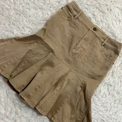 EPOCA 裾フレアスカート ベージュ 40 カジュアル オシャレ シンプル