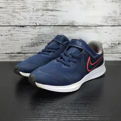 NIKE STAR RUNNER 2 ナイキ スターランナー 2 21cm ネイビー 紺 AT1801-405 L01098