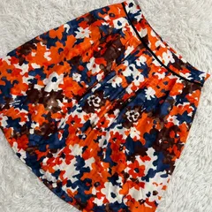 Reflect 花柄スカート オレンジ アイボリー 11 華やか オシャレ