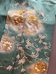 越後屋謹製 飛び柄小紋 抹茶 松葉 - メルカリ 越後屋謹製 飛び柄小紋 抹茶 松葉 - メルカリ