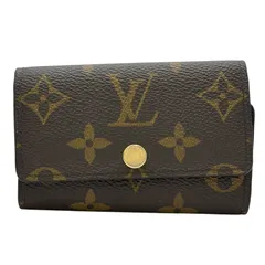 ルイ・ヴィトン LOUIS VUITTON ミュルティクレ M62630 ブラウン モノグラムキャンバス レディース キーケース