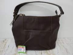 ダコタ Dakota バッグ レザー ブラウン こげ茶 ハンドバッグ 中古品