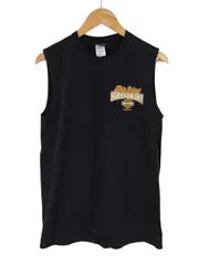 ハーレーダビッドソン ノースリーブTシャツ M 黒 ハワイ ビッグアイランド 両面プリント