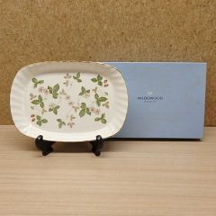 ウェッジウッド ウィンザートレイワイルドストロベリー 黒壺 - メルカリ