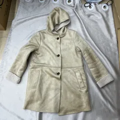HONEYSUCKLE ROSE ハニーサックルローズ　ムートンコート　ミドル丈　ベージュ　裏ボア　Mサイズ　レディース