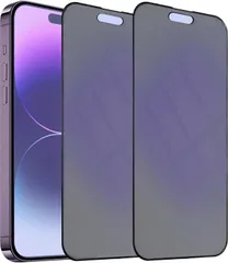 【ブルーライトカット＆アンチグレア＆覗き見防止】【2枚セット】 iPhone 14 Pro Max 用 強化 全面保護 フィルム さらさら感 アイフォン14 Pro Max 覗き見防止 プライバシー保護 ガラスフィルム アンチグレア フィルム ゲーム用 反射防