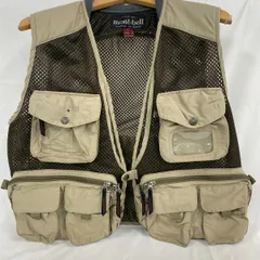 $$ mont･bell モンベル  mont・bell SIZE L フィッシングベスト カーキ ネイチャーガイドベスト カーキ