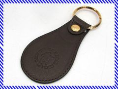 USED】エディーバウアー キーホルダー レザー 革 エンボス加工