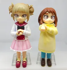 【中古】　お茶子 ＆ トガ （幼少期） 一番くじ 僕のヒーローアカデミア 幸せの上に MASTERLISE E賞 フィギュア