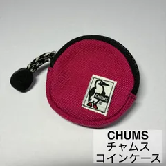 CHUMS/チャムス/コインケース/小銭入れ/リサイクルラウンドコインケース/コインポーチ/ピンク/良好品　　　【SH153】