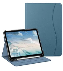 iPad 第11世代 (A16、2025) / 第10世代 (2022) ケース 11/10.9インチ 保護カバー Apple Pencil 収納可能 ２つ折スタンド マルチ視角 PUレザー