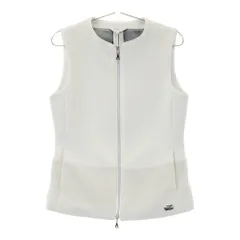サイズ：38 LANVIN SPORT ランバン スポール  切替ジップベスト  ホワイト系 [240101629309] ゴルフウェア レディース ストスト
