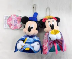 東京ディズニーリゾート ぬいぐるみバッジ ミッキー&ミニー/ひなまつり2022