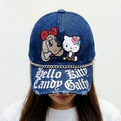 新品 グラニフ キティ コラボ Tシャツ XXL チャーム キーホルダー 