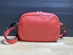 中澤鞄 ナカザワカバン レザーショルダーバッグ レディース レッド