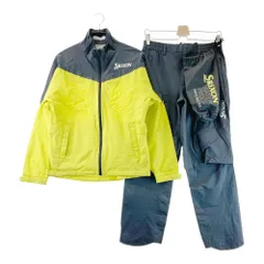 サイズ：M SRIXON スリクソン  2WAY　レインウェア 上下セット  イエロー系 [240101609487] ゴルフウェア メンズ ストスト