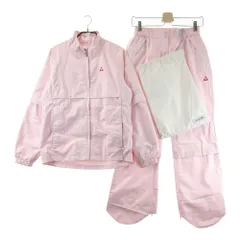 サイズ：S LE COQ GOLF ルコックゴルフ  レインウェア セットアップ  ピンク系 [240101630887] ゴルフウェア レディース ストスト