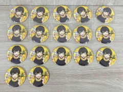 【17個セット】ブルーロック フラワーマルシェ 蜂楽廻 トレーディング缶バッジ