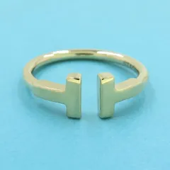 ティファニー Tワイヤーリング#8.5 【無料ギフトラッピング】【Aランク】【中古】