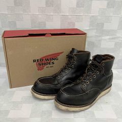 B9 RED WING SHOES25.5cmブラックレザー ミッドカットブーツ - メルカリ