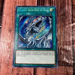 遊戯王 青眼の精霊龍 シークレットレア 英語版 - メルカリ