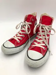 CONVERSE コンバース M9621 キャンバス ハイカット スニーカー size26.0/赤 ■■ レディース