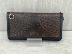 CALEE 長財布 ブラウン レザー