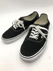 VANS バンズ 500714 キャンバス ローカット スニーカー size27.5cm/黒 ■■ メンズ
