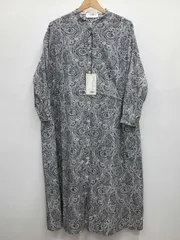 【新品未使用/タグ付き】utilite ユティリテ LIBERTY シャツワンピース abbey road ペイズリー柄 UT507SS26 サイズF ブルー