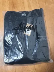 STUSSY 黒 スウェット L 新品