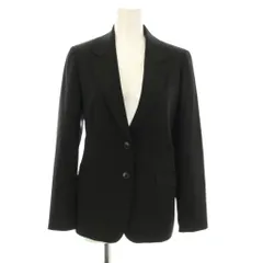 セオリー Theory ジャケット 上着 ウール 2 黒 無地 テーラードカラー 長袖 /JP