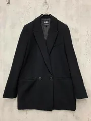 ZARA ザラ 1255/996/800 オーバーサイズブレザー テーラード ジャケット sizeS/黒 ■■ レディース