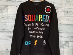 DSQUARED2 ディースクエアード スウェット ロゴプリント Mサイズ ブラック