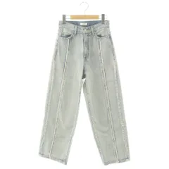 ローリーズファーム LOWRYS FARM ワイドストレートパンツ デニム S ブルー /HK ■OS