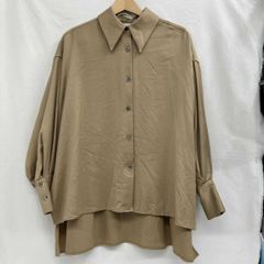 08Sircus】レザーサテンスタンドカラーシャツ - メルカリ