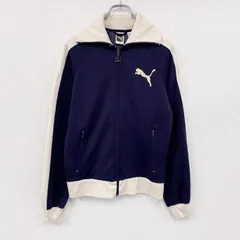 古着 used　90s～　PUMA　プーマ　トラックジャケット/ジャージ　ヴィンテージ　紺　ネイビー　Sサイズ【値引き交渉OK！】