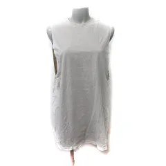 ミラオーウェン Mila Owen Tシャツワンピース ミニ ノースリーブ 0 XS ベージュ /YI