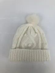 COMME CA ISM ニットキャップ/ビーニー L アイボリー